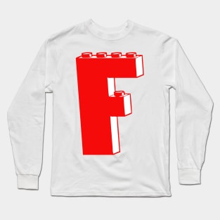 THE LETTER F, Customize My Minifig Long Sleeve T-Shirt